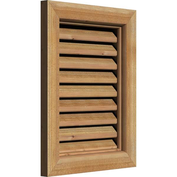 Unfinished Functional Rough Vertical Gable Vent N2668