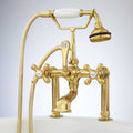 Polished Brass Deck Mount Tub Faucet N57491