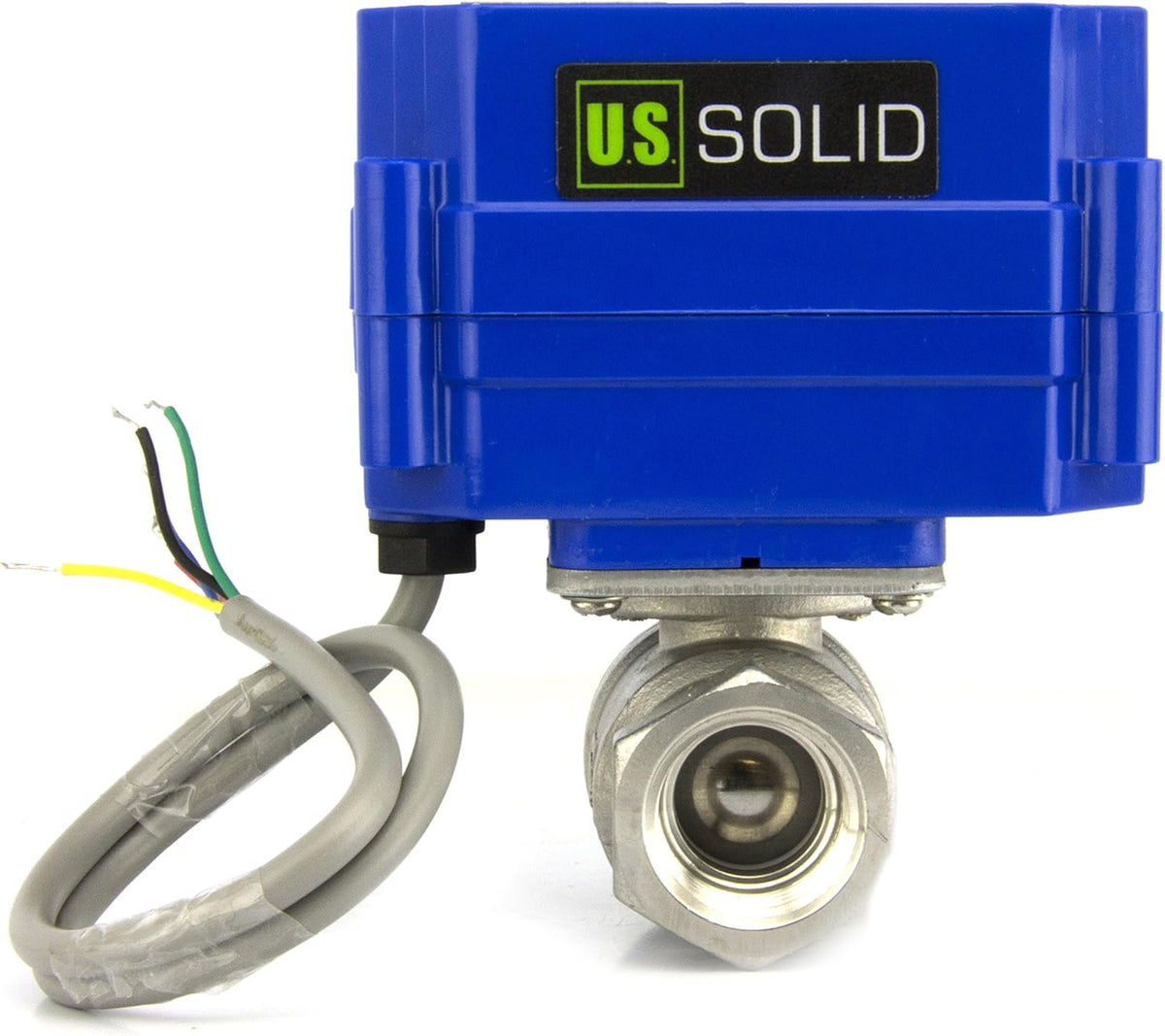 1" Stainless Steel Full Port Motorized Ball Valve, 9-24V DC, Pack of 2 U75517