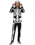 Unisex Skeleton Pumpkin Hooded Onesie A970