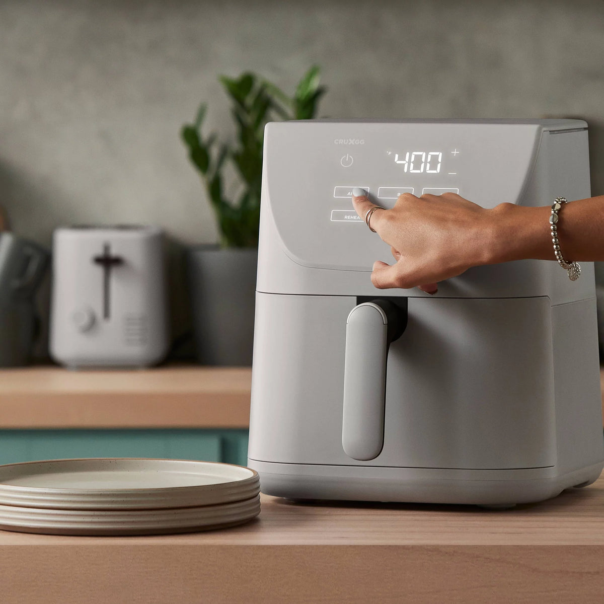 6qt Touchscreen Air Fryer S52886