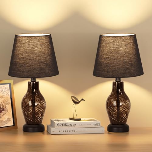 Pink Glass Dimmable Mushroom Table Lamp O227