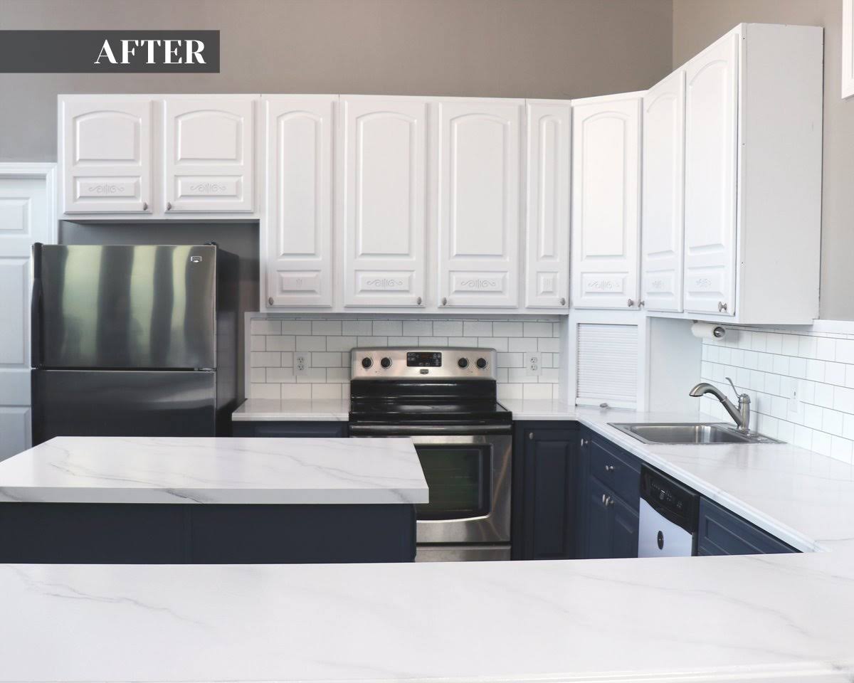 White Marble Countertop Paint Kit M508842
