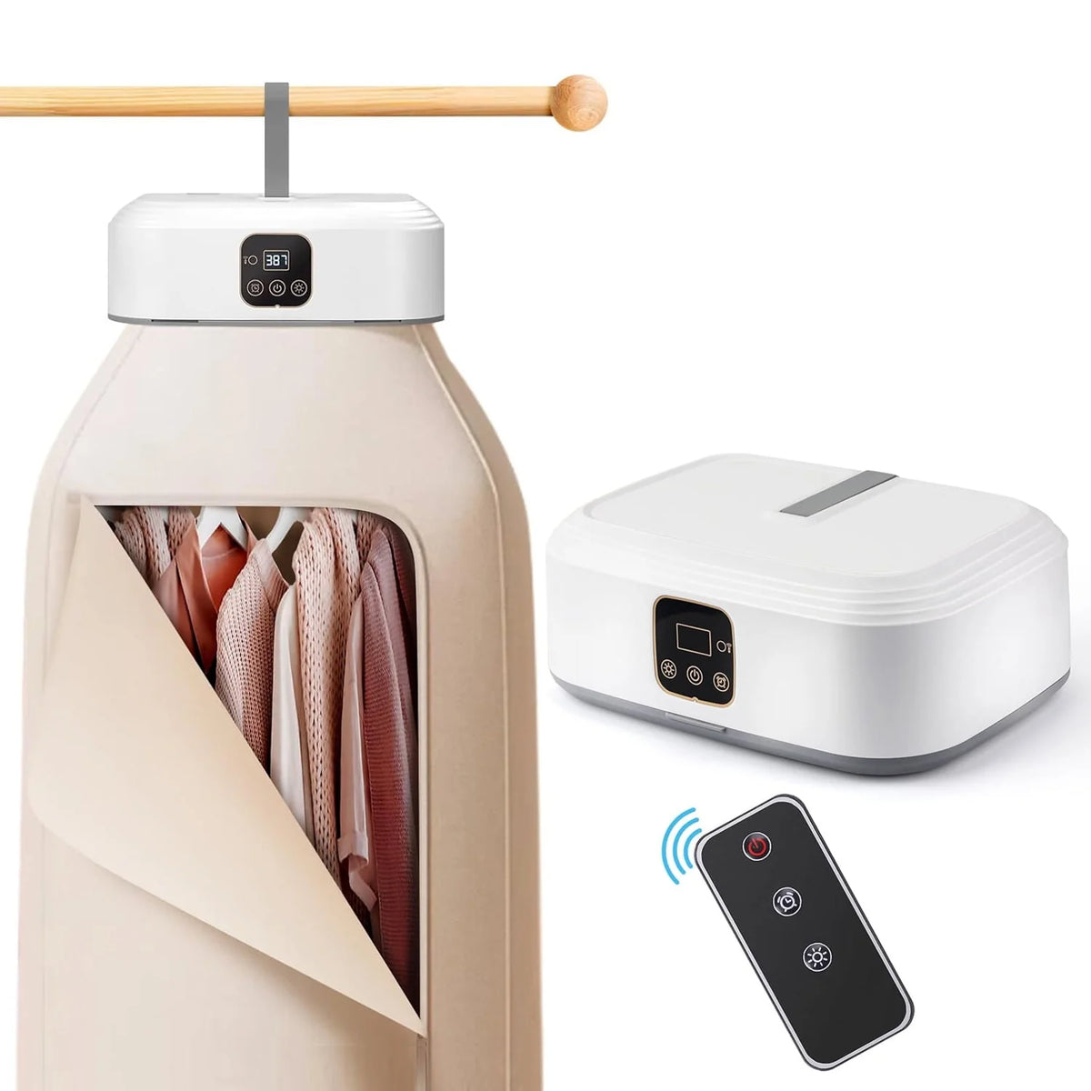 Portable Compact Clothes Dryer with Timer I842307