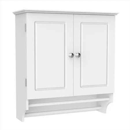 2 Door Bathroom Wall Cabinet Storage Shelf U845689