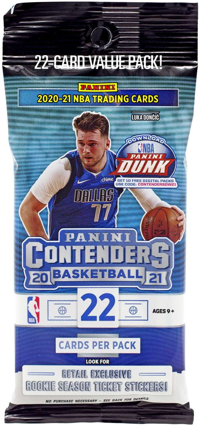 2021 Contenders Basketball Trading Card Value Box 12 Packs T52530