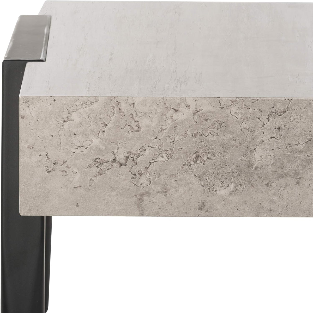 Light Grey and Black Coffee Table Q8418