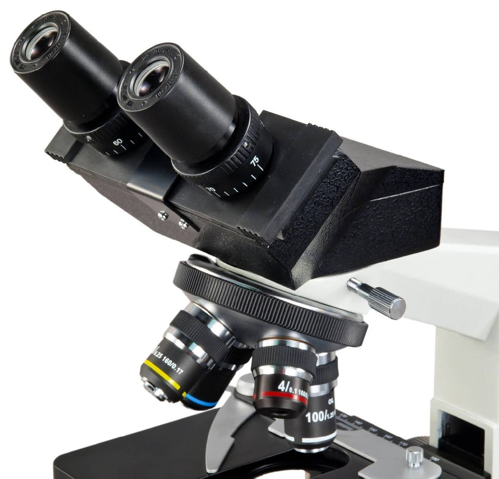 40X-2000X Binocular Lab Compound Microscope with Double Layer Mechanical Stage U249