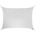 9ft 10x22 x 6ft 7x22 Polar White Water Resistant Woven Rectangle Sail Shade U572513