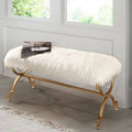 Gold Flamingo Bench I1344