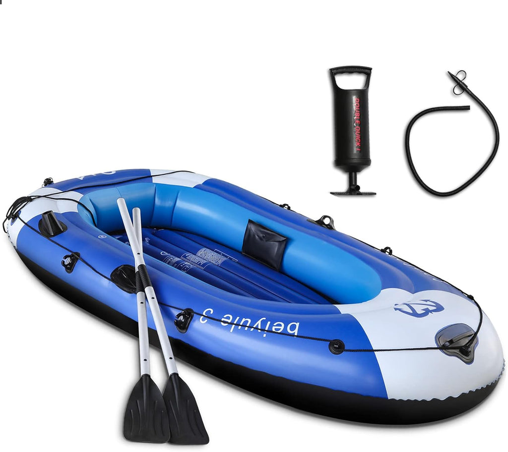 Inflatable Boat with Air Pump Rope Paddle Repair Patch F84021
