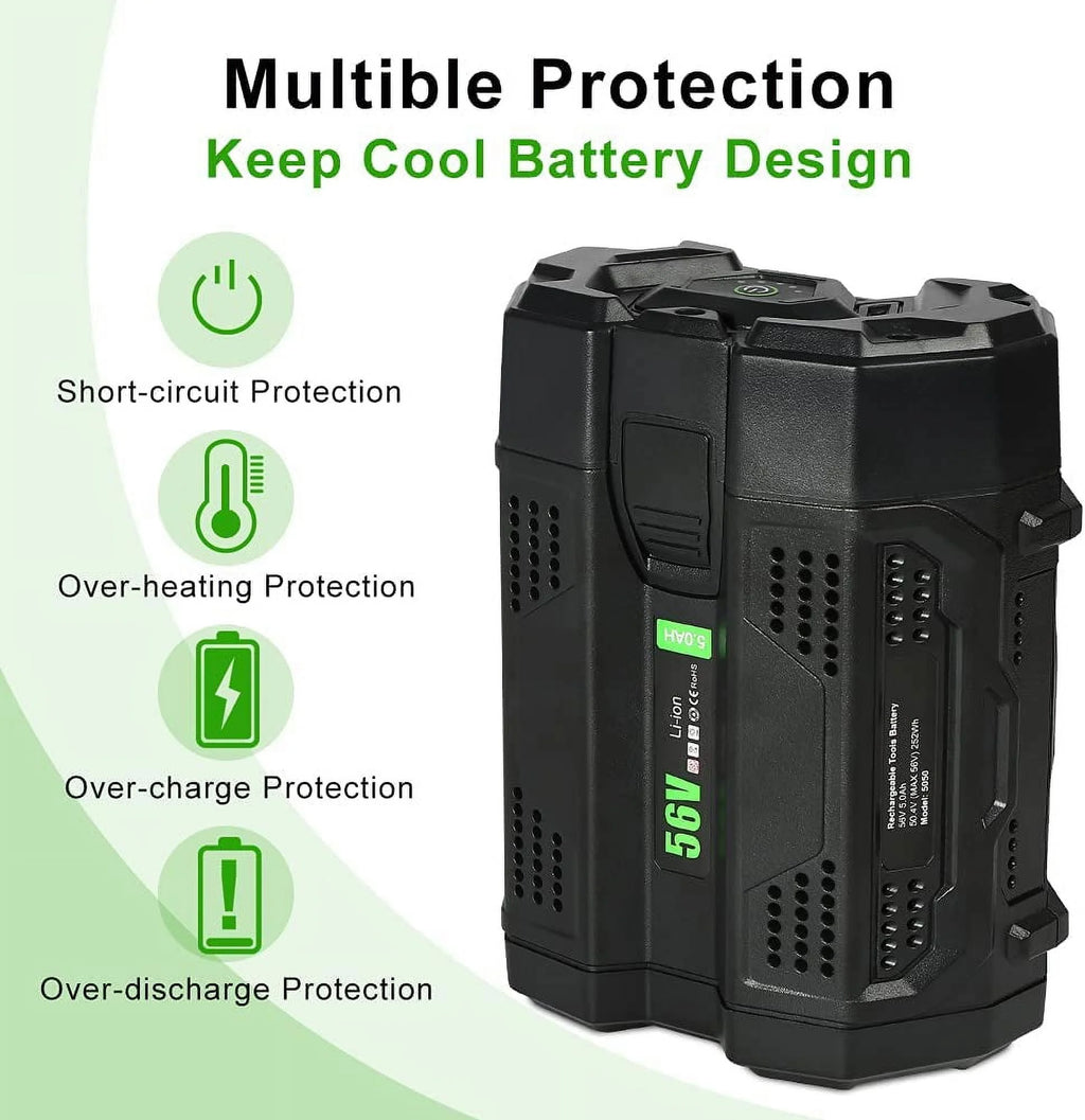 56V 5.0Ah Battery with Fuel Gauge X8162