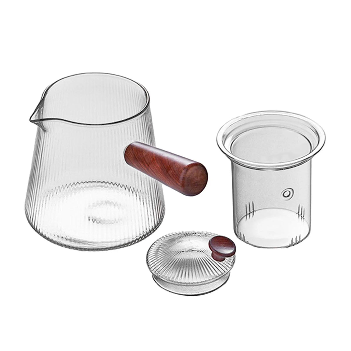 Glass Teapot with Infuser Stovetop Safe Tea Pot with Lid, 1000ml L972