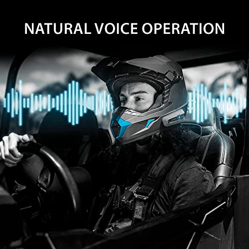 Motorcycle Bluetooth Communication System Headset Intercom Single Pack Black Z6530