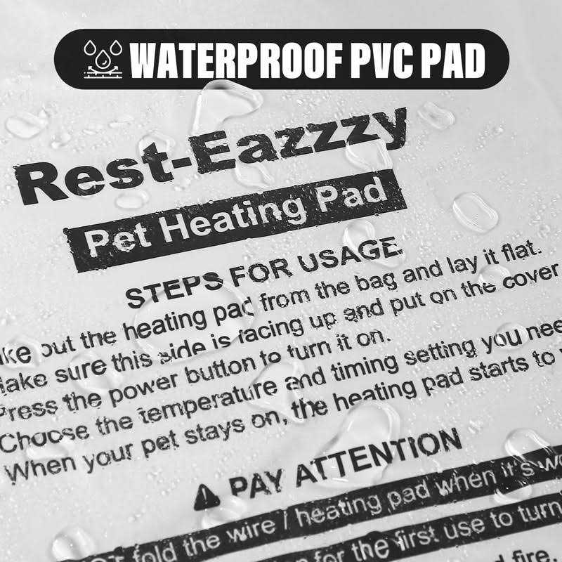 Pet Heating Pad with Removable Cover P20866