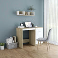 White Computer Desk with Storage Cabinet A9989