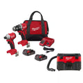 18-Volt Lithium-Ion Brushless Cordless Compact Drill/Impact Combo Kit with 2 Batteries, Charger, Bag & 2 Gal Vac N60098