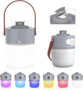 Rechargeable LED Camping Lantern 6 Color Light 1200LM Pack of 2 W3608
