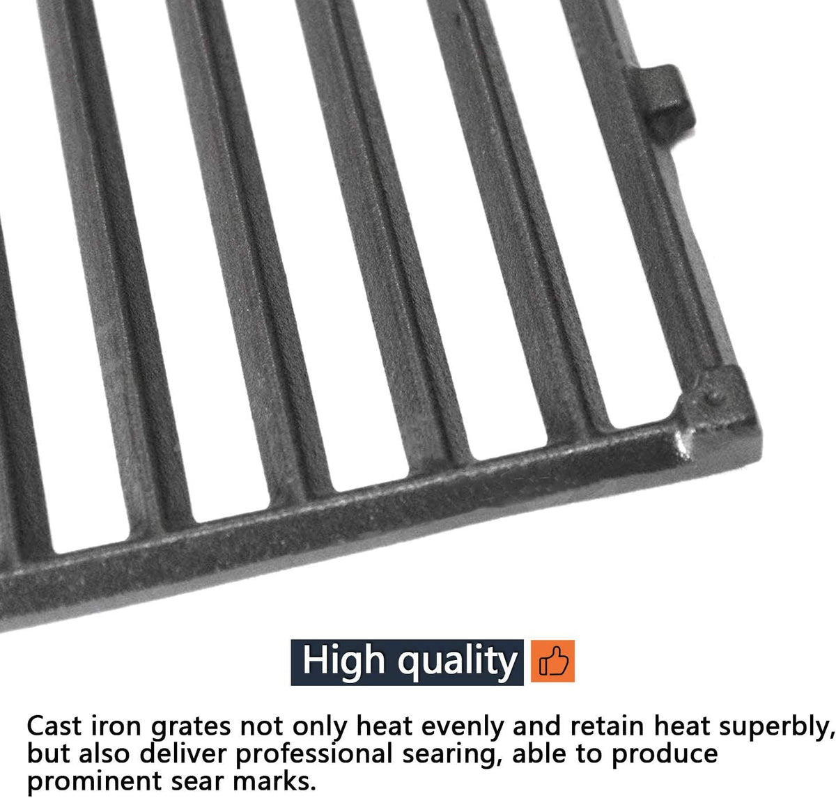 Set of 2 Cast Iron Grill Grates 19.5 inch M138