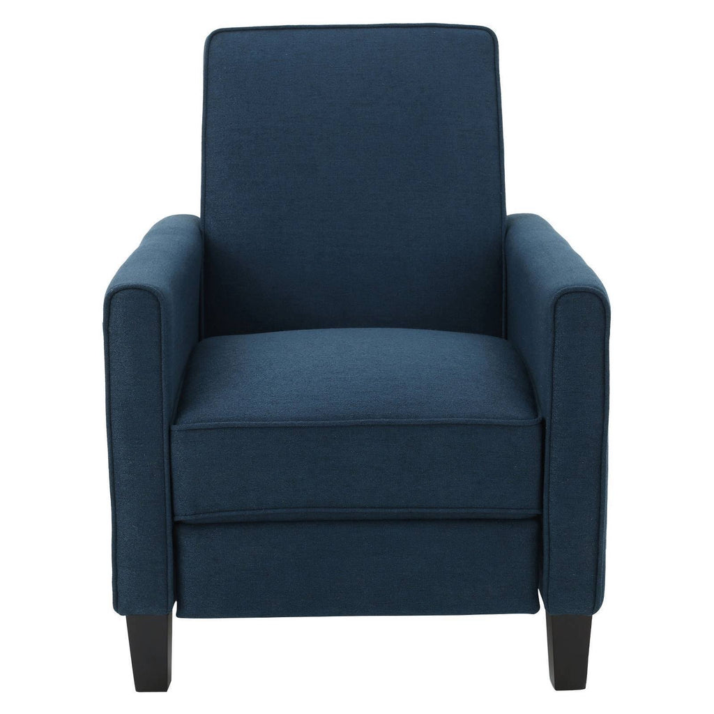 Dark Blue Recliner Club Chair V5272