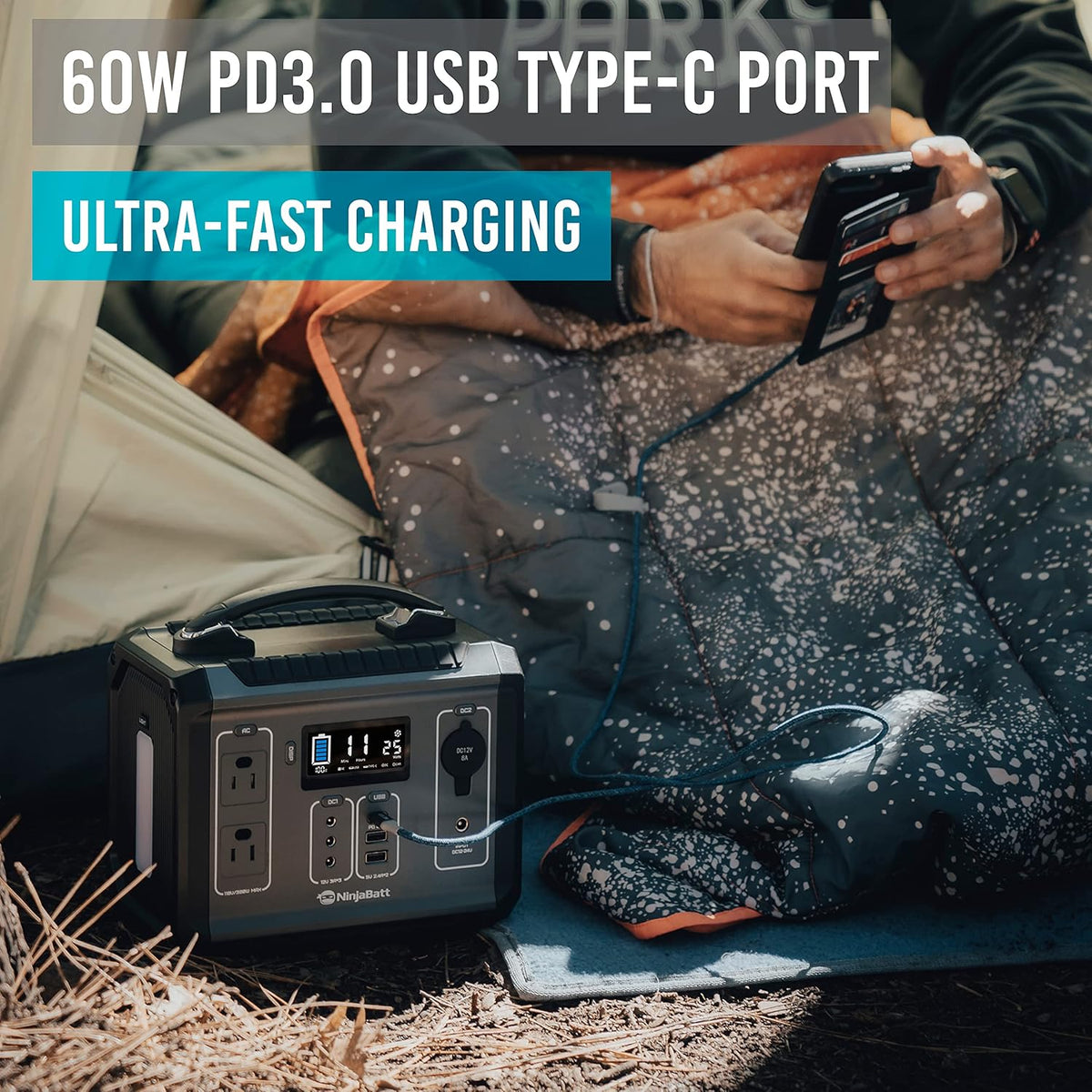 280Wh Portable Power Station with 110V/300W AC Outlets I788