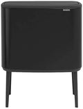 Black Trash Can D544