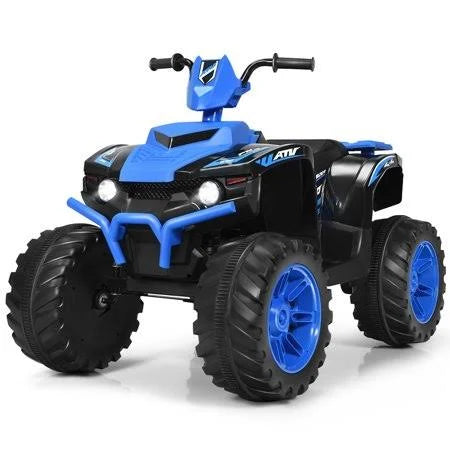 Blue 12V Electric Kids Ride on ATV Quad with Music LED Light P1210