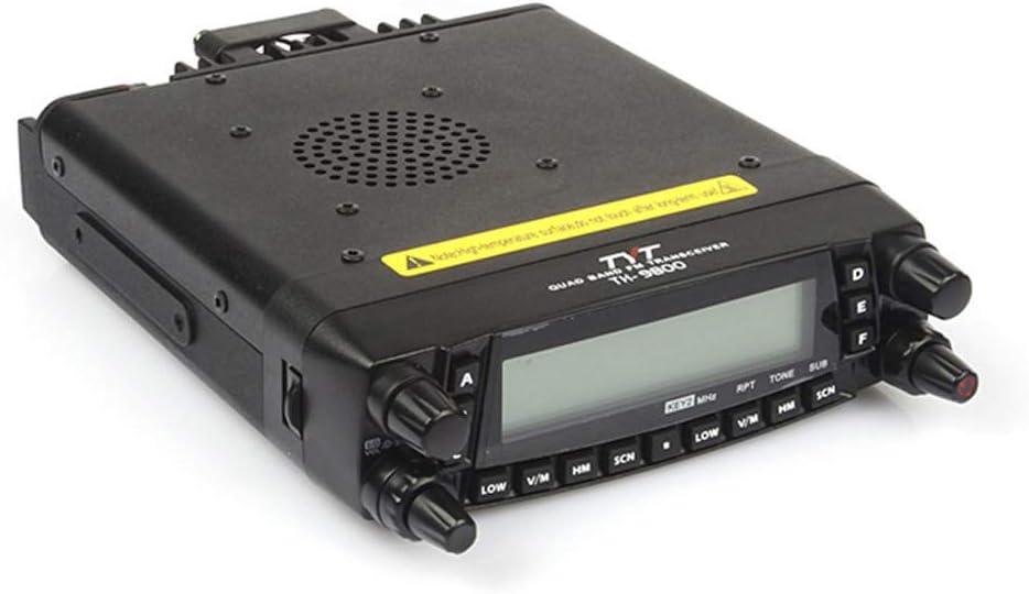 Quad Band 50W Mobile Ham Radio Black Pack of 2 T79260