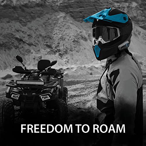 Motorcycle Bluetooth Communication System Headset Intercom Single Pack Black Z6530