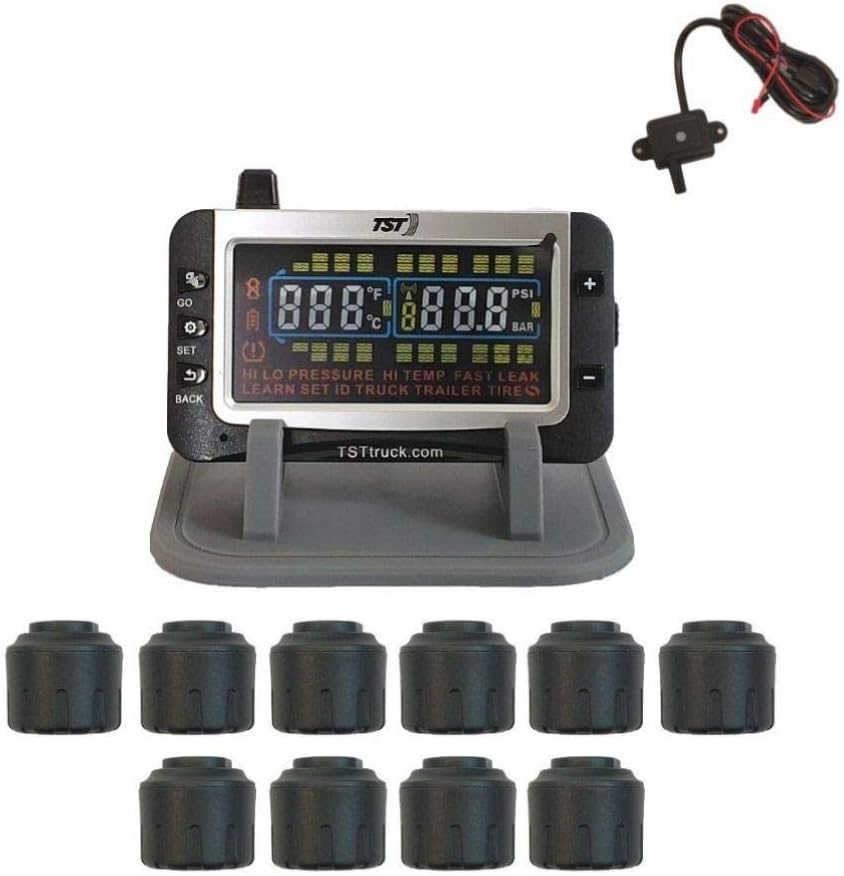 Tire Pressure Monitor with 12 Cap Sensors and Color Display A4249