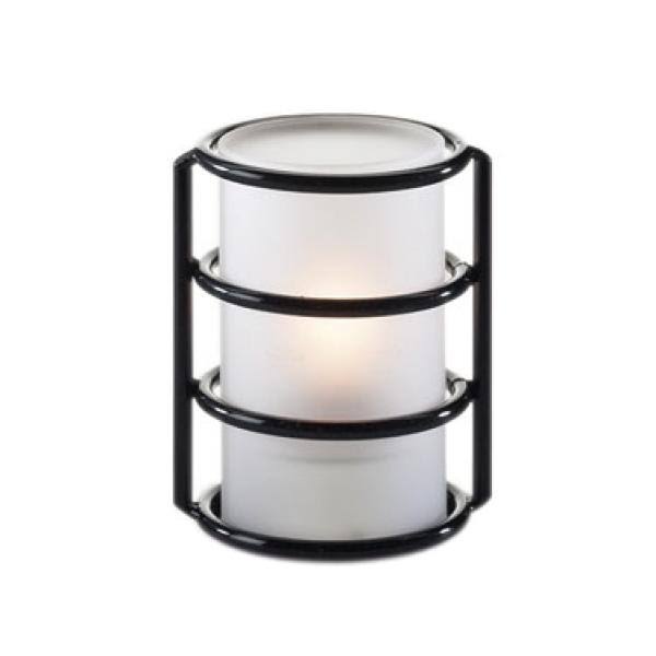Frost Globe Cylinder Candle Lamp W11985