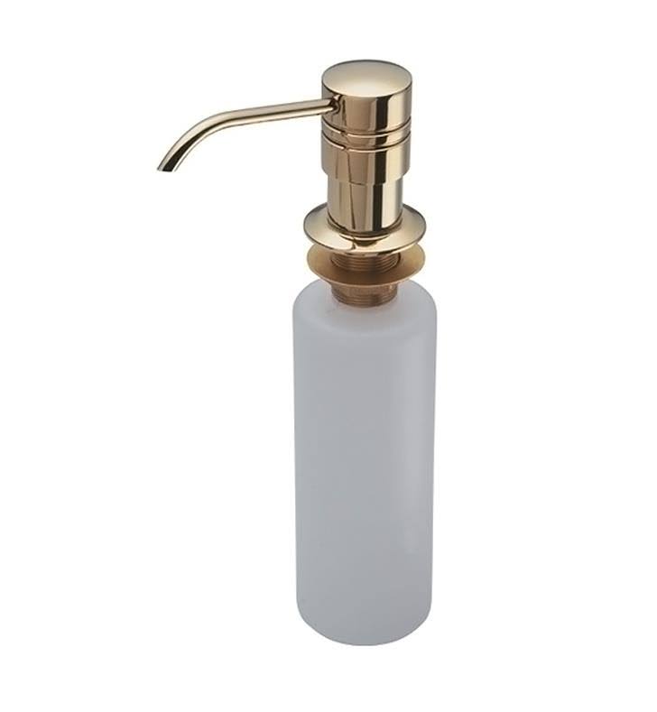 Antique Brass Flat Heavy Duty Kitchen Soap and Lotion Dispenser K831