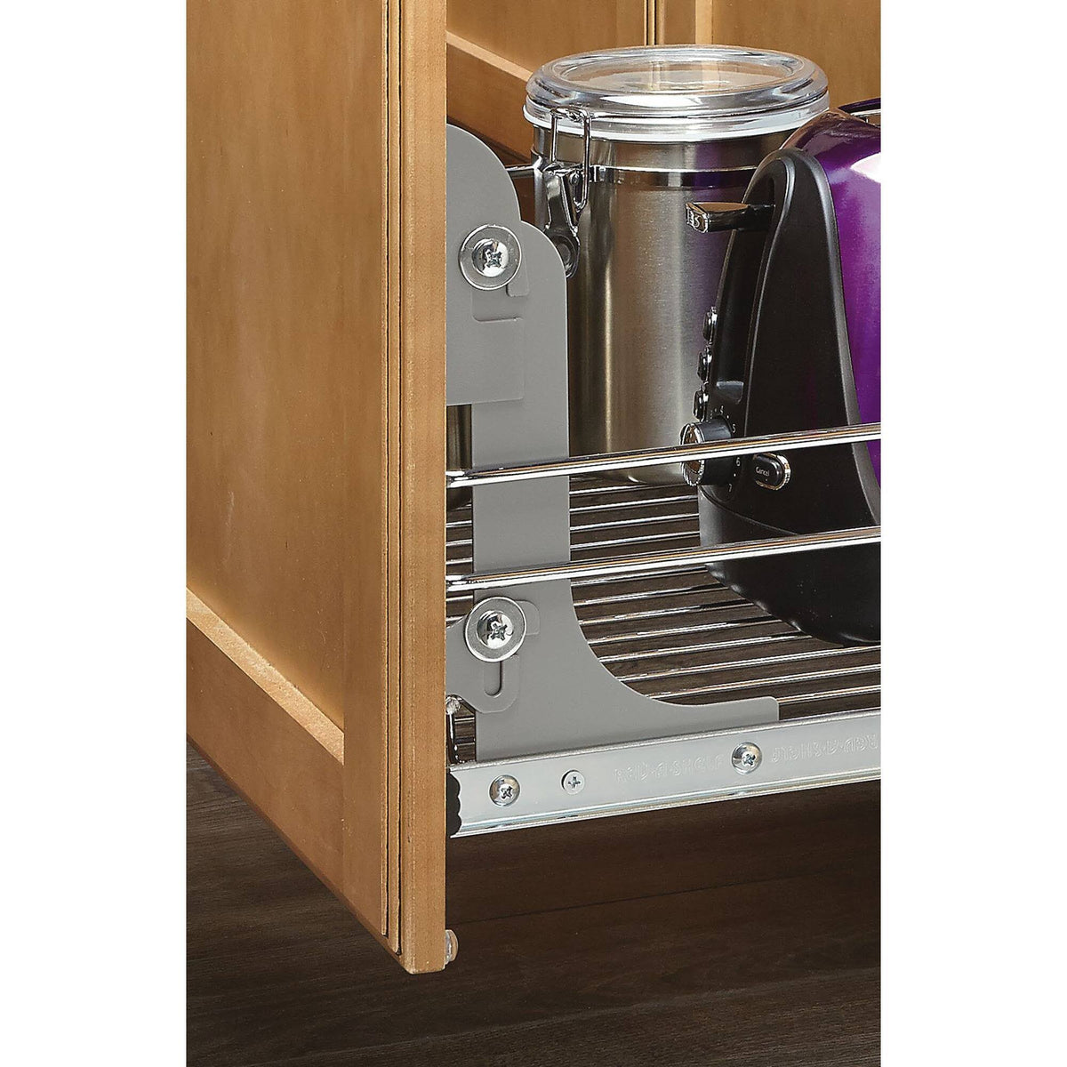 12 in. W x 20 in. D Chrome Wire Basket E9208