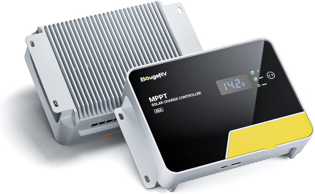 MPPT 40 Amp Solar Charge Controller with LCD Display, 12V/24V DC Input D92536