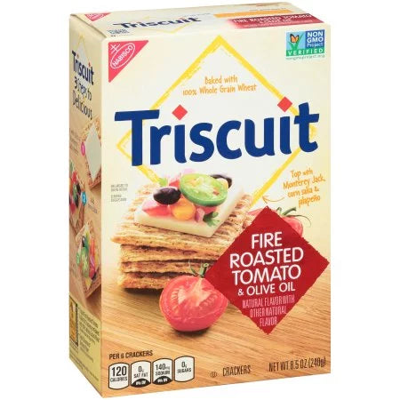 Fire Roasted Tomato & Olive Oil Crackers (Pack of 18) P234931
