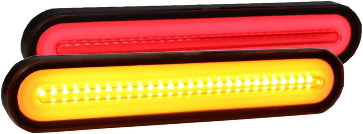 9.25" 100LEDs Truck Trailer Lights with Brake, Turn, Tail Light, Pack of 2 N331