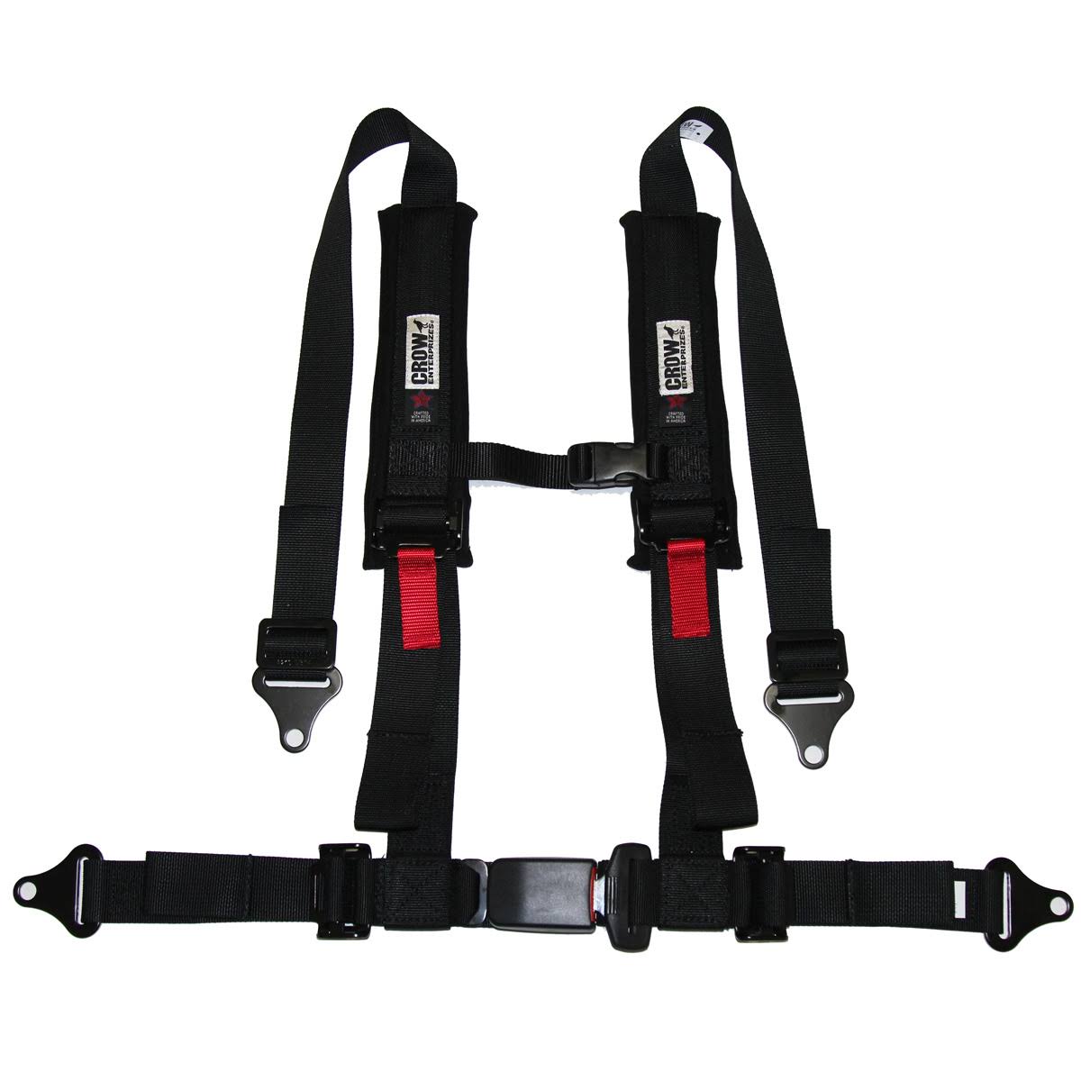 Crow Black 2x2 4-Point H-Style Auto Latch with Pads R9372