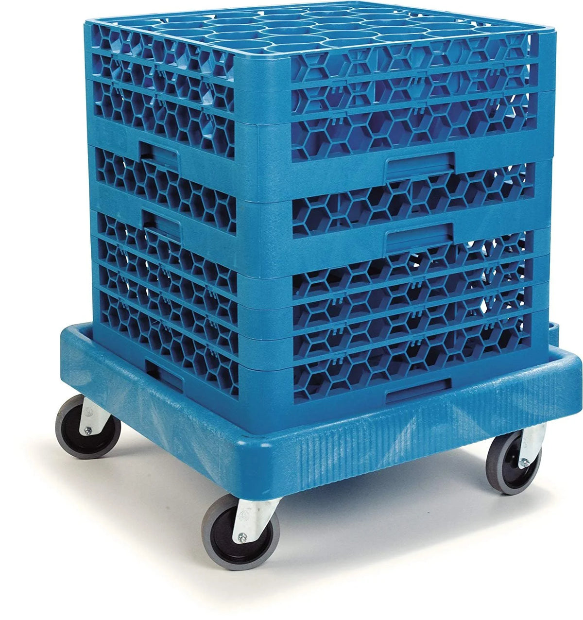Blue Warewashing Rack Dolly W181513