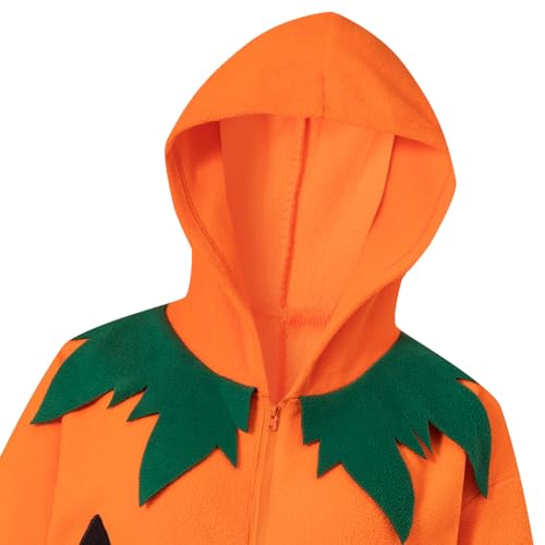 Unisex Skeleton Pumpkin Hooded Onesie A970