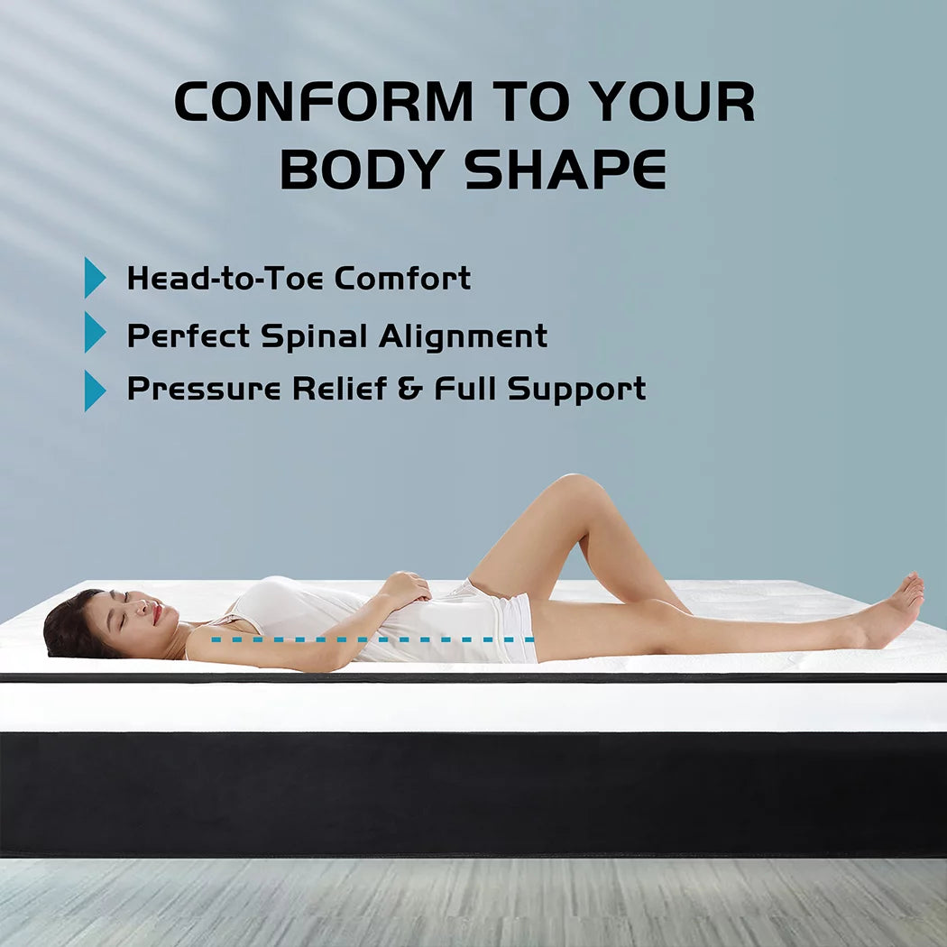 Memory Foam Spring Hybrid Mattress Twin Y222443