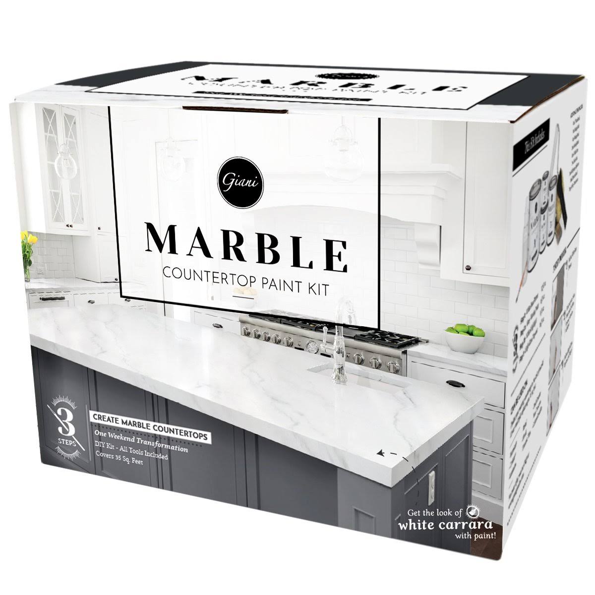 White Marble Countertop Paint Kit M508842