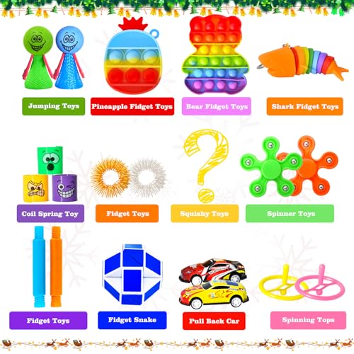Fidget Advent Calendar 2025 with Sensory Fidget Toys F3957