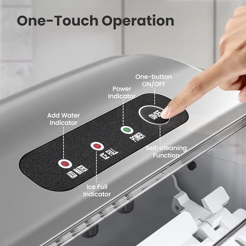 Portable Countertop Ice Maker Machine with Handle N9198