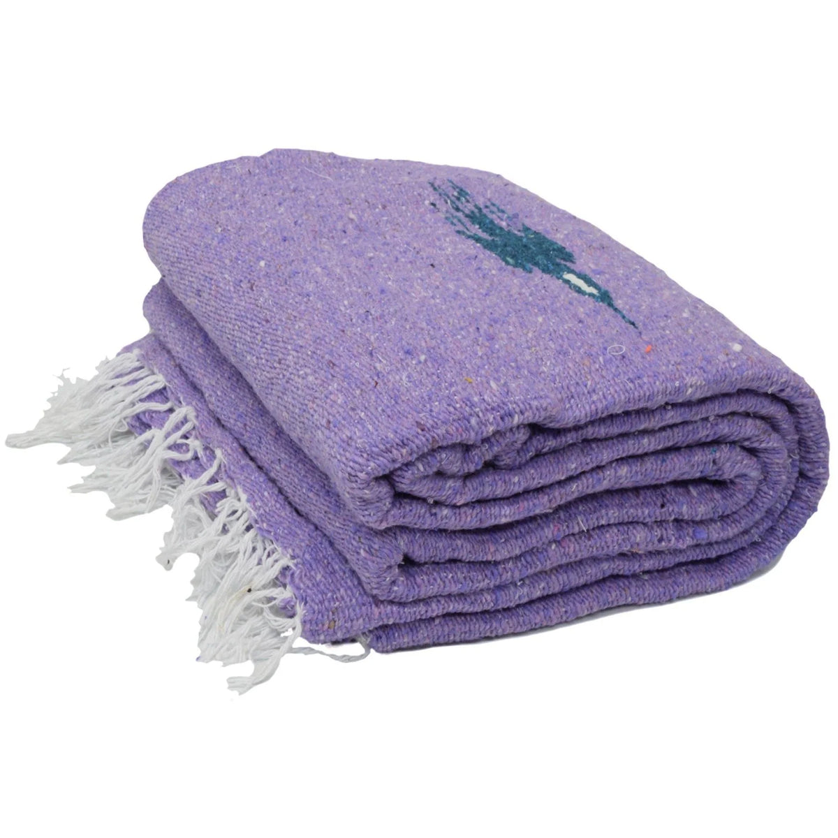 Purple Thunderbird Large Yoga Throw Blanket Serape K700033