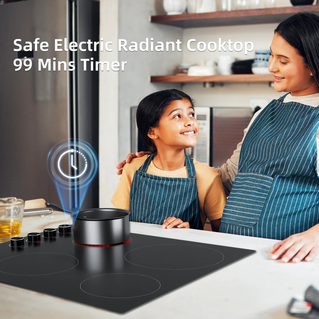 24 Inch 4 Burners Electric Cooktop L328