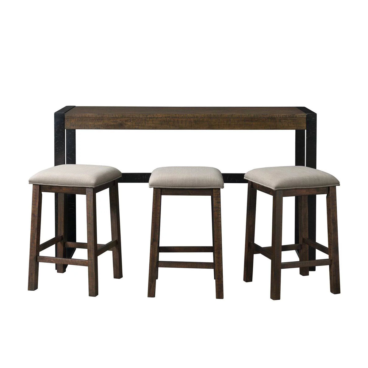 Walnut Bar Table Set O177870