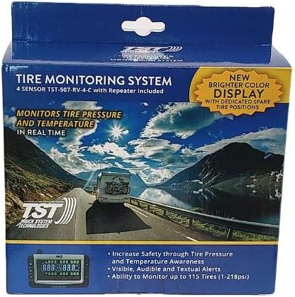 Tire Pressure Monitor with 12 Cap Sensors and Color Display A4249