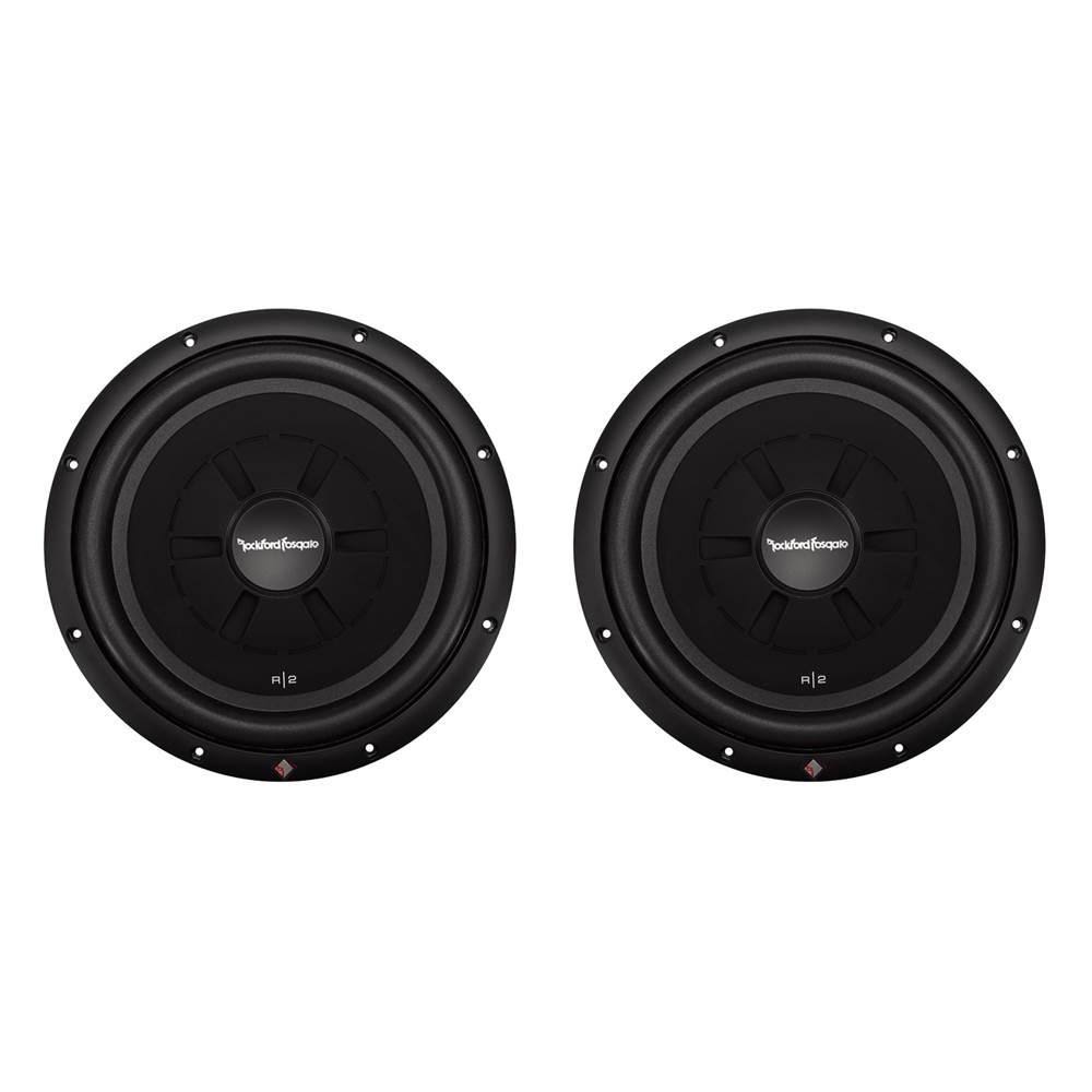 2 Rockford Fosgate 12x22 1000W Car Shallow Mount Subwoofers F7923