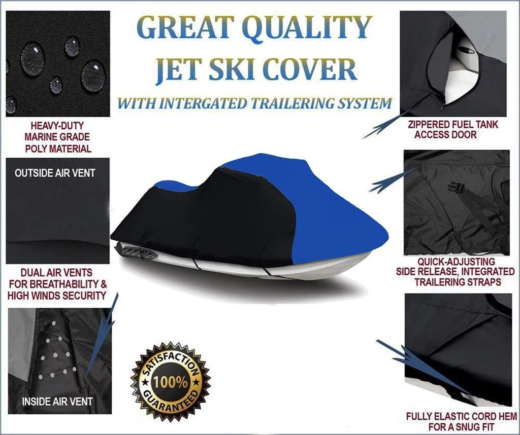 Heavy-Duty Trailerable Jet Ski Cover J5358