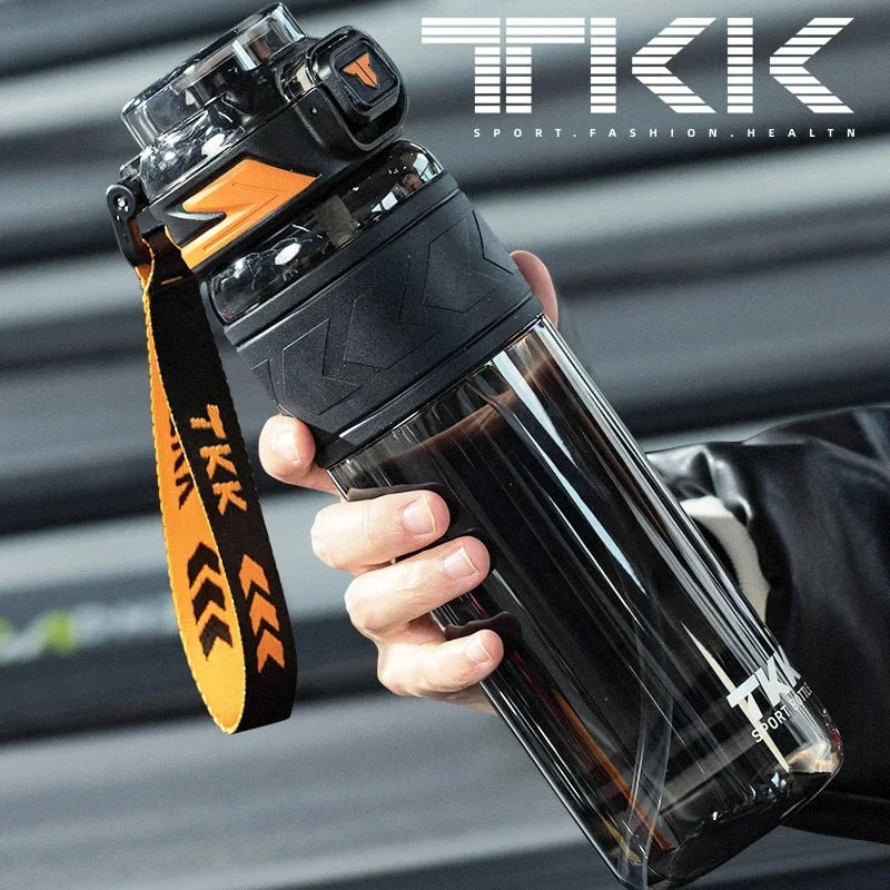1.0L Tritan White Sports Water Bottle with Straw L363